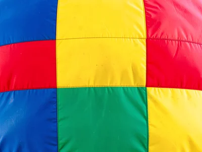 Hot air balloon fabric segments