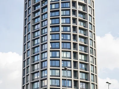 Window grid of modern tower