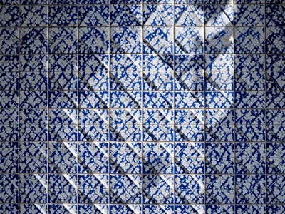 Relief Diamond Tiles — Raking Light Shadow Documentation