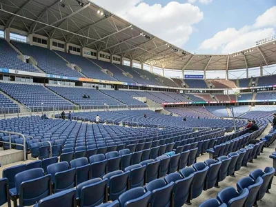 Stadium seats empty pattern