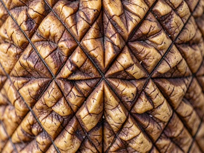 Walnut deep diamond pattern