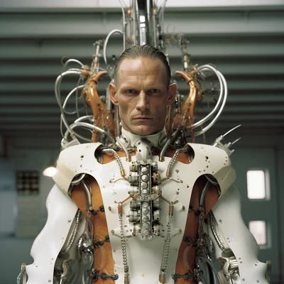 Matthew Barney crestmaster movie still ai robotic chi