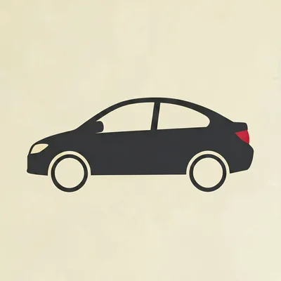 Flat blockcolor design of a coupe glass as a simple flat shape on a butter-yello
