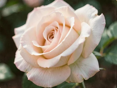 Rose bloom soft rendering petal edges