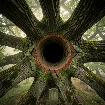 Looking Down into Yew Hollow