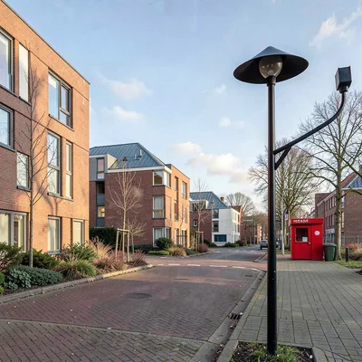 Danish design infrastructure, hygge mechanics, Street lamp post design, simple c