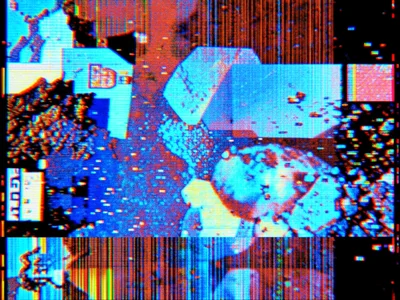 RAW image with corrupted white balance, extreme blue or orange color cast making