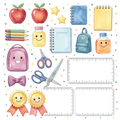 Back to school classroom reward stickers