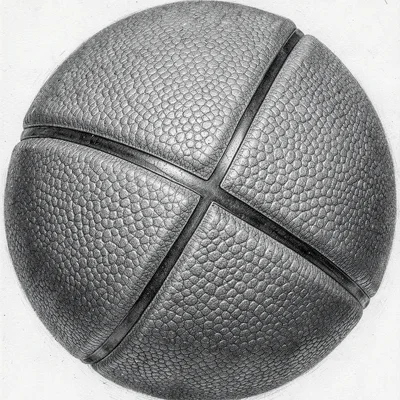 Basketball texture extreme close-up
