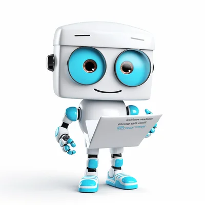 3d plastilina empty inbox  a robot would like to chat