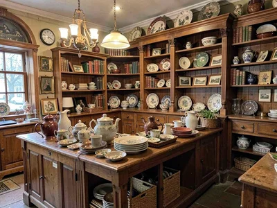 Antique shop packed