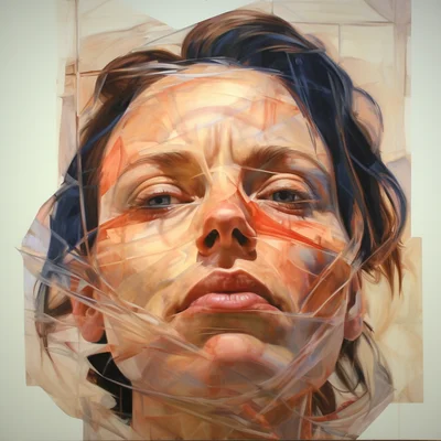 Painting portrait by Jenny Saville. che guavara