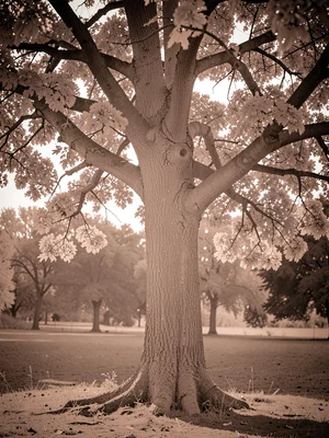 Tree portrait infrared