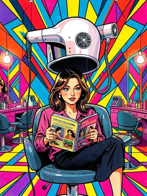 Mod sixties beauty salon