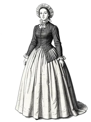 Regency muslin spencer bonnet
