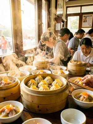 Siu Mai with Fish Roe in Basket