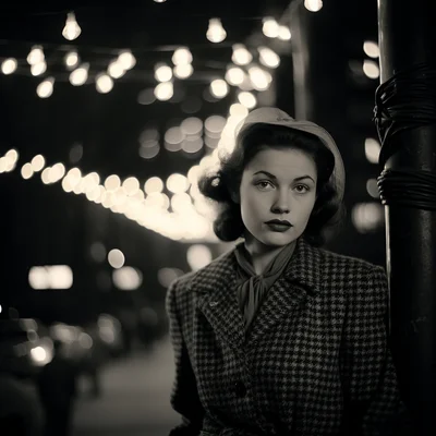 Photo in the style of Vivian Maier 2020 - Twilight Ta