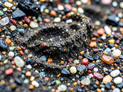 Sand ripple at grain level showing mechanism
