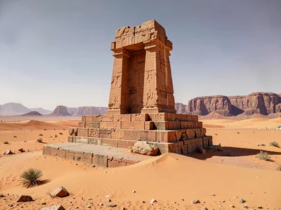 Desert monument