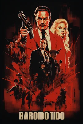 A Tarantino movie poster of Super Mario Bros. High co