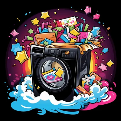 Black tee print closeup satirical fortune-cookie stuc