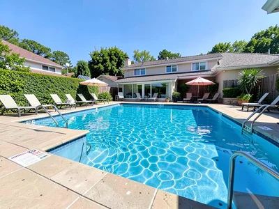 Swimming pool midday