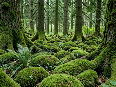 Moss species gradient showing succession
