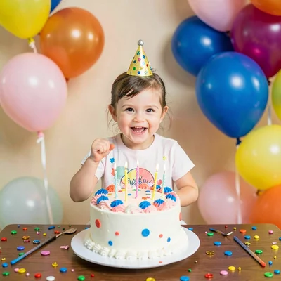 Birthday wish moment
