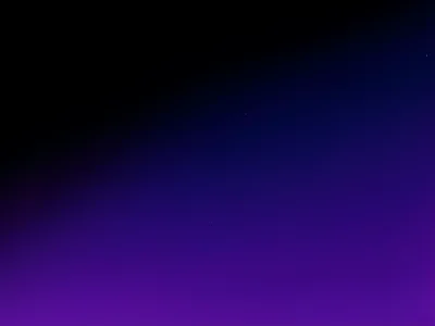 A deep space gradient: nearly black to midnight blue to deep purple with a hint 