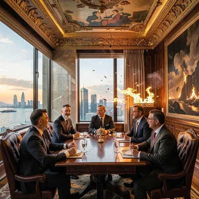 Oil-baron nouveau meeting Flame Tower modernity in windy Baku, petroleum-era pal