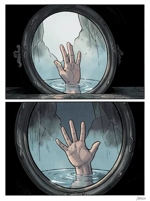 Hand from mirror