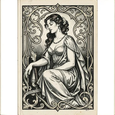 Death as a beautiful woman