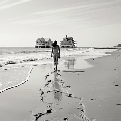 Photo in the style of Vivian Maier 2020 - Fleeting Fo