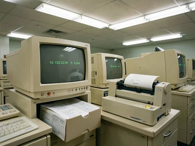 Dot-Matrix Printer in Action