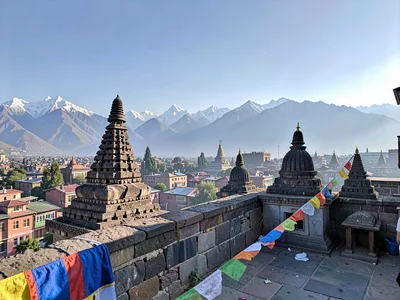 Kathmandu rooftop view