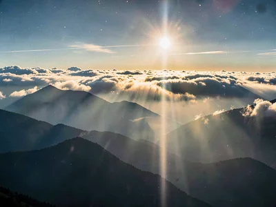 Glory from aircraft shadow