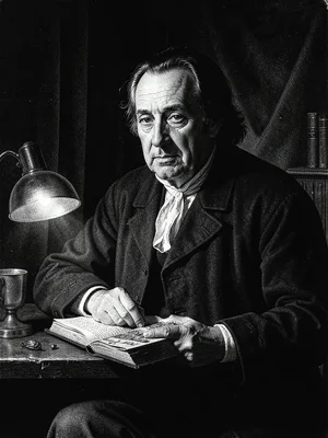 Scholar by lamplight