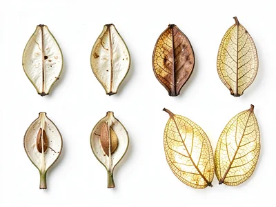 Seed Pod Dehiscence Sequence Closed to Open