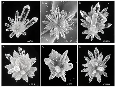 Multiple crystallization events in single solution