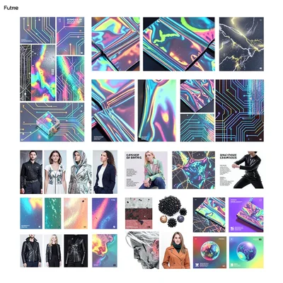 Future iridescent circuit holographic