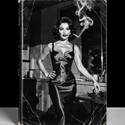 A dame in a tight dress