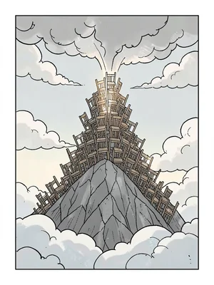 Mountain of chairs