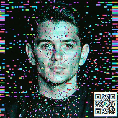 QR code partially destroyed, enough modules corrupted that error correction fail