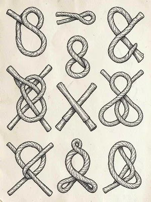 Scrimshaw knots sampler