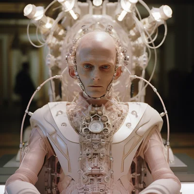 Matthew Barney crestmaster movie still ai robotic chi