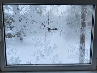 Frost on inside of single pane glass