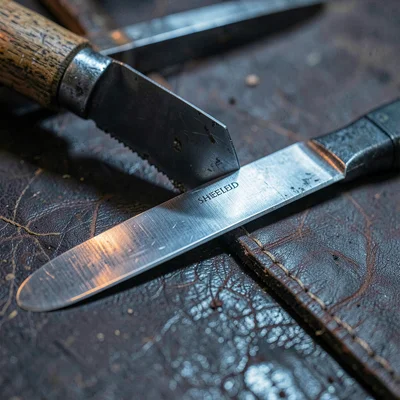 Through Sheffield steel vision, forged metal consciousness, A straight razor bei