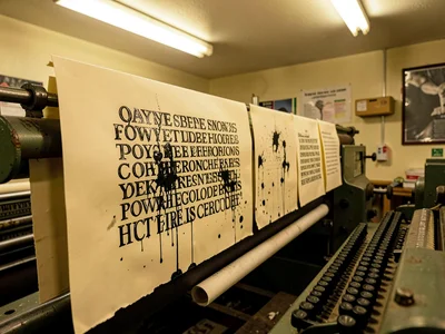 Broadsides Hanging to Dry