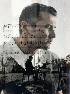 Sheet music through pianist