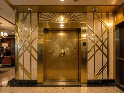 Sunburst Elevator Doors